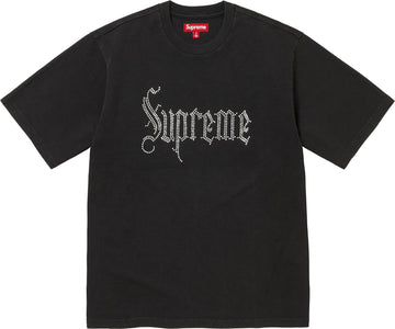 Supreme Rhinestone S/S Top Black (WORN)