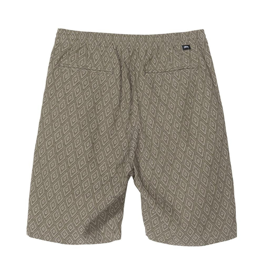 Stussy Bryan Diamond Shorts Olive (WORN)
