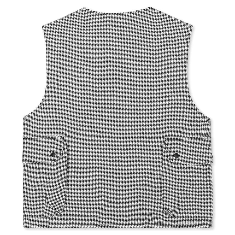 Stussy Houndstooth Work Vest Black