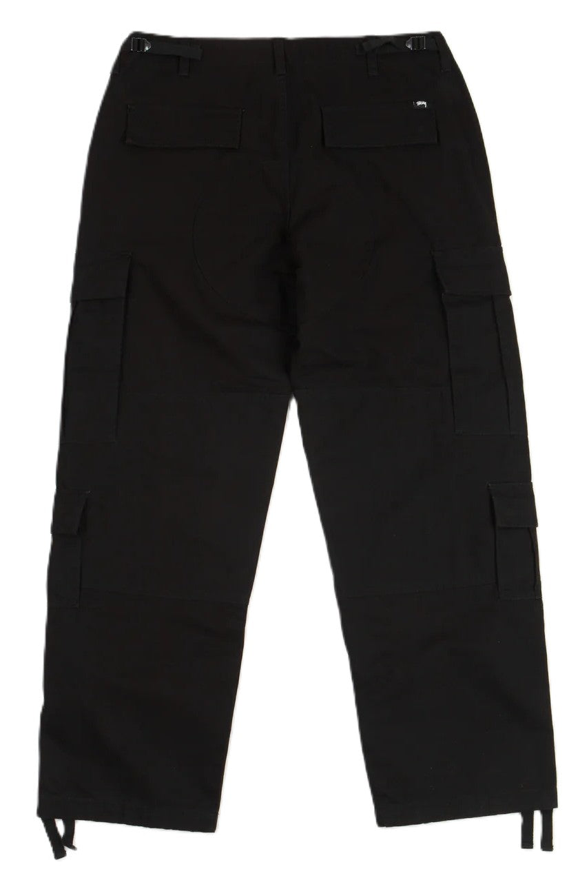 Stussy Surplus Cargo Pant Black (WORN)