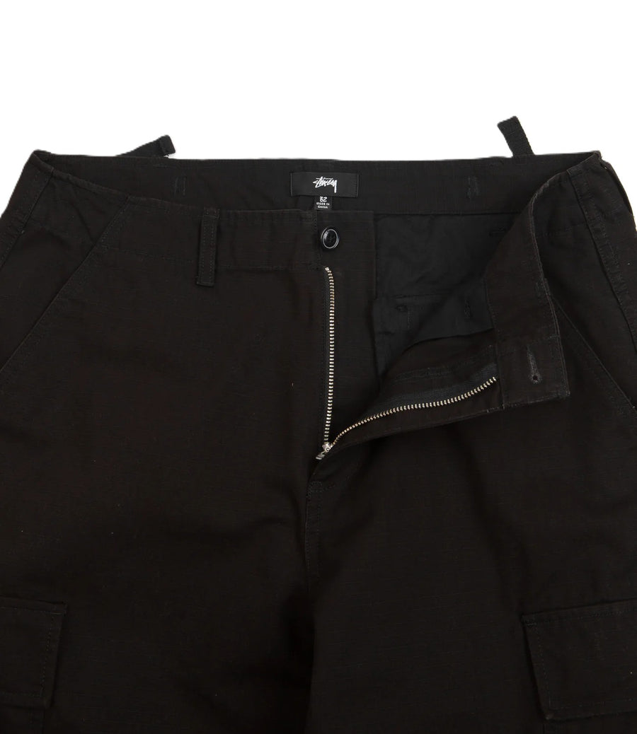 Stussy Surplus Cargo Pant Black (WORN)