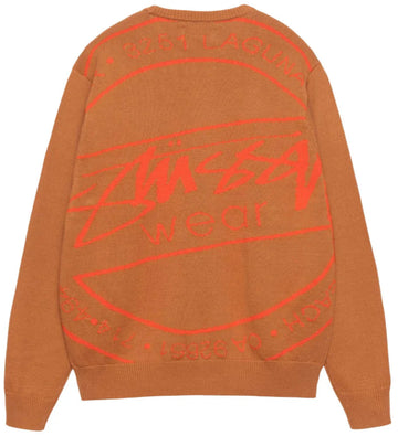 Stussy Laguna Icon Sweater Tan