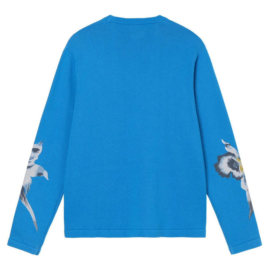 Stussy Orchid Knit Sweater Blue (WORN)