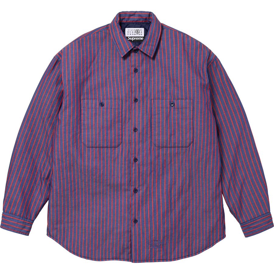 Supreme MM6 Maison Margiela Padded Shirt Stripe