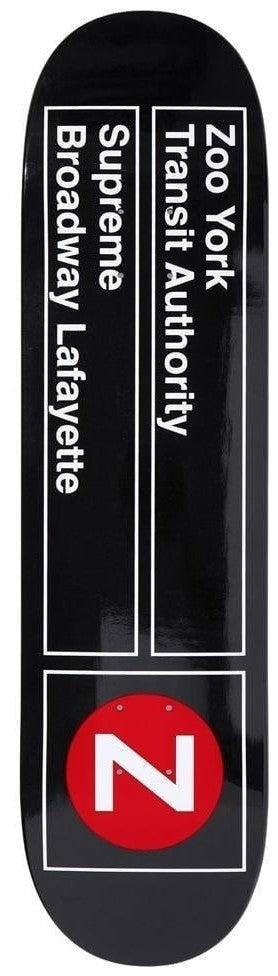Supreme Zoo York Skateboard Deck Black