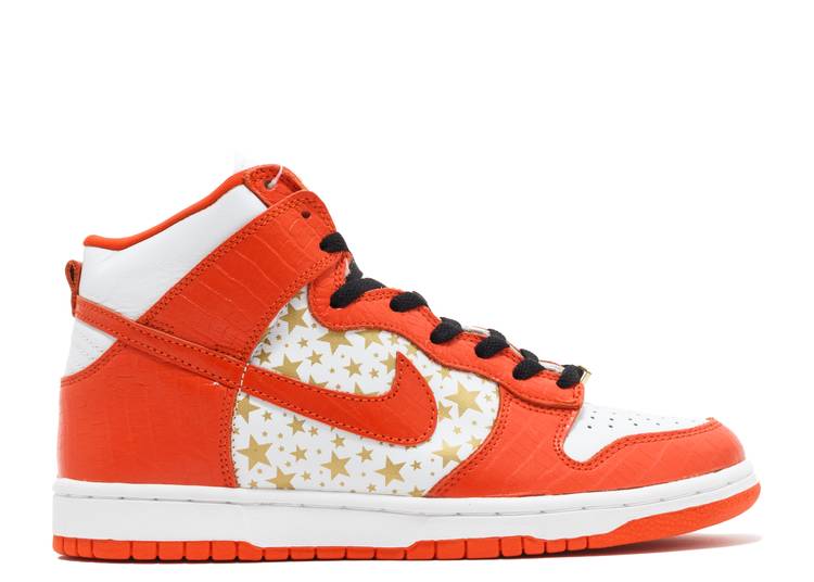 Nike SB Dunk High Supreme Orange (WORN)