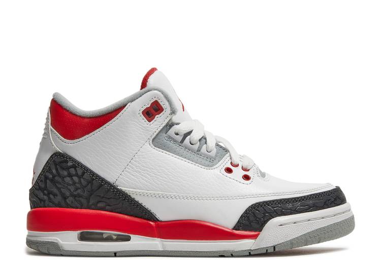 Jordan 3 Retro Fire Red (2013) (GS)