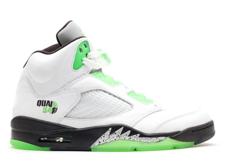 Jordan 5 Retro Quai 54 White (WORN)