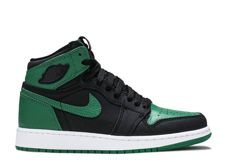 Jordan 1 Retro High Pine Green Black (GS) (WORN)
