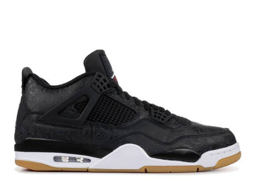 Jordan 4 Retro Laser Black Gum (WORN)