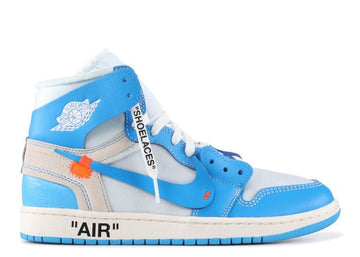Jordan 1 Retro High Off-White University Blue (WORN)