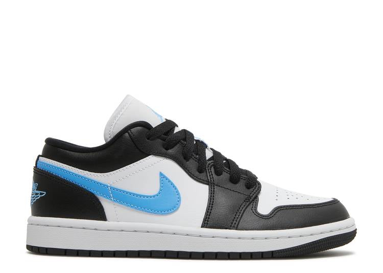 Jordan 1 Low Black University Blue White (W)