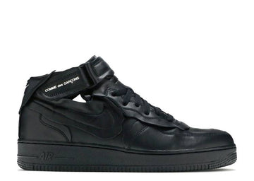 Nike Air Force 1 Mid Comme des Garcons Black (WORN/NO BOX)