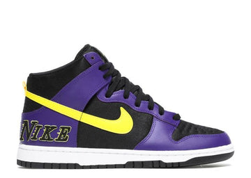 Nike Dunk High EMB Lakers (WORN)