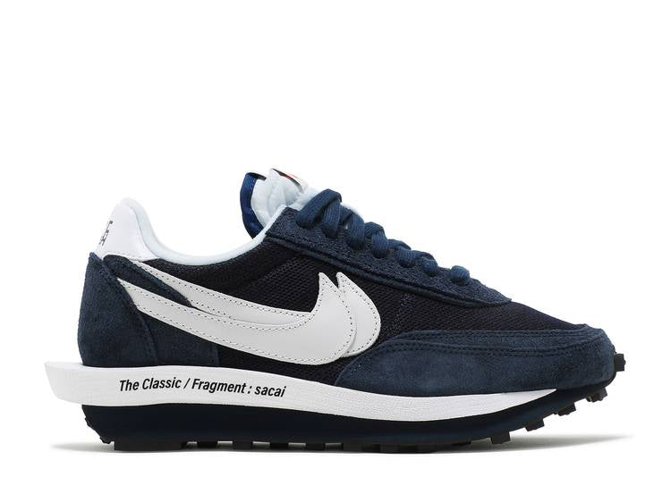 Nike LD Waffle SF sacai Fragment Blue Void (WORN)