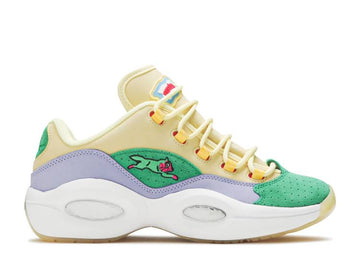 Reebok Question Low BBC Ice Cream Running Dog Yellow Green