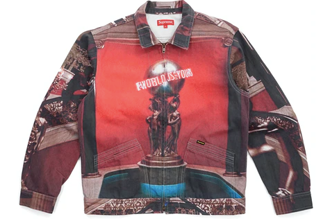 Supreme Scarface the World Is Yours Denim Jacket Multi