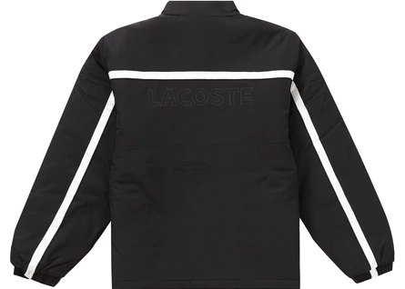 Supreme LACOSTE Puffy Half Zip Pullover Black