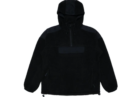 Supreme Polartec Hooded Half Zip Pullover Black