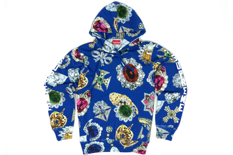 Supreme Jewels Hooded Sweatshirt Royal