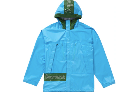Supreme Taped Seam Jacket (SS19) Cyan