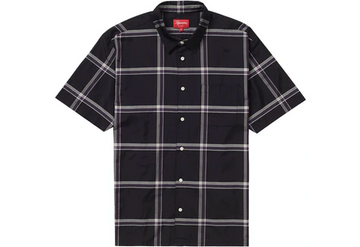 Supreme Lightweight Plaid S/S Shirt Black