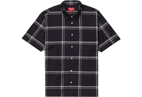 Supreme Lightweight Plaid S/S Shirt Black