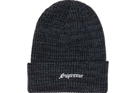 Supreme Twisted Loose Gauge Beanie Charcoal