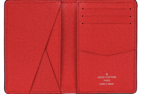 Louis Vuitton x Supreme Pocket Organizer Epi Red