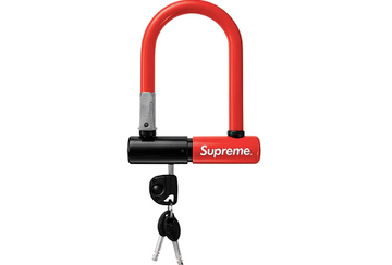 Supreme Kryptonite Evolution Mini 5 Bicycle Lock U Lock Red