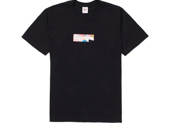 Supreme Emilio Pucci Box Logo Tee Black/Dusty Pink