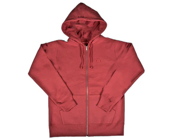 Supreme Small Box Zip Up Sweat Mauve