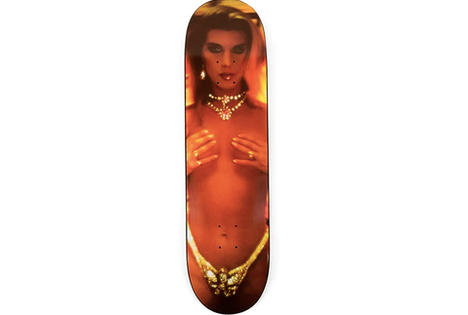 Supreme Nan Goldin Kim In Rhinestones Skateboard Deck Multi