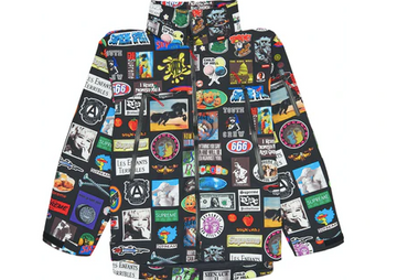 Supreme GORE-TEX Stickers Shell Jacket (SS21) Black