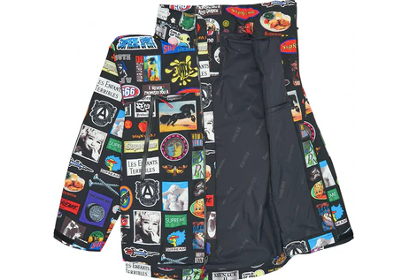 Supreme GORE-TEX Stickers Shell Jacket (SS21) Black