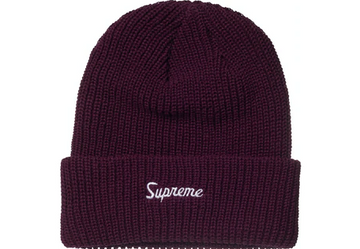 Supreme Loose Gauge Beanie (FW21) Eggplant