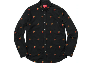 Supreme Sacred Hearts Oxford Shirt Black
