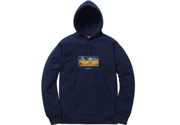 Supreme Field Hooded Sweatshirt Navy