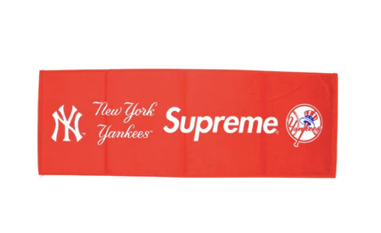Supreme New York Yankees Hand Towel Red