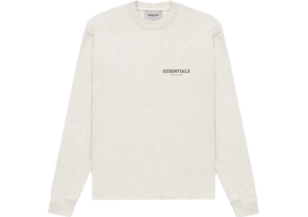 Fear of God Essentials Core Collection L/S T-shirt Light Heather Oatmeal