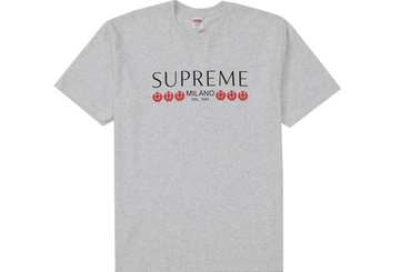 Supreme Milano Tee Ash Grey