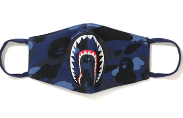 BAPE Color Camo Shark Mask Navy
