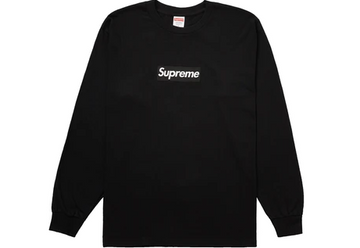 Supreme Box Logo L/S Tee Black