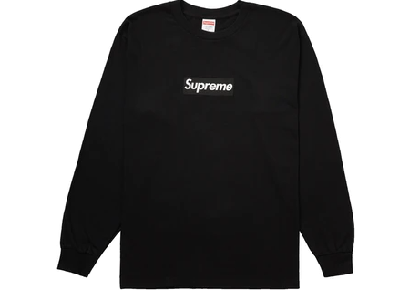Supreme Box Logo L/S Tee Black