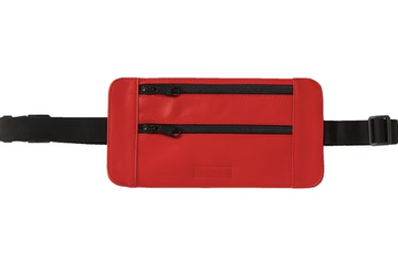 Supreme Leather Waist/Shoulder Pouch Red