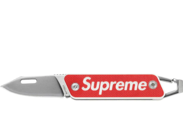 Supreme TRUE Modern Keychain Knife Red