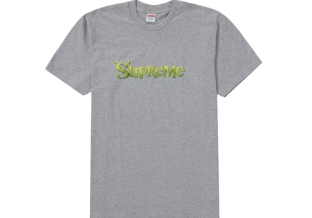 Supreme Shrek Tee Heather Grey