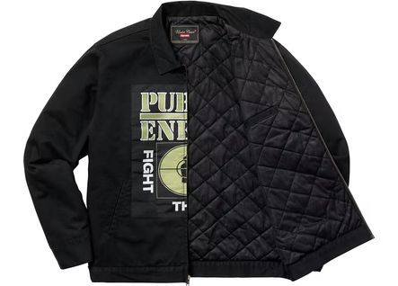 Supreme UNDERCOVER/Public Enemy Work Jacket Black
