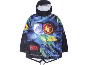 Supreme UNDERCOVER/Public Enemy Taped Seam Parka Multi