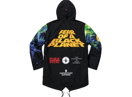 Supreme UNDERCOVER/Public Enemy Taped Seam Parka Multi